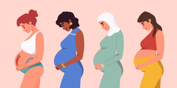 Illustration de femmes enceintes
