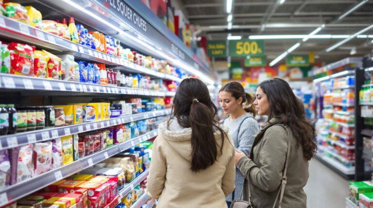 Alimentation : le Nutri-Score bientôt obligatoire sur tous les produits ? etalage_supermarche