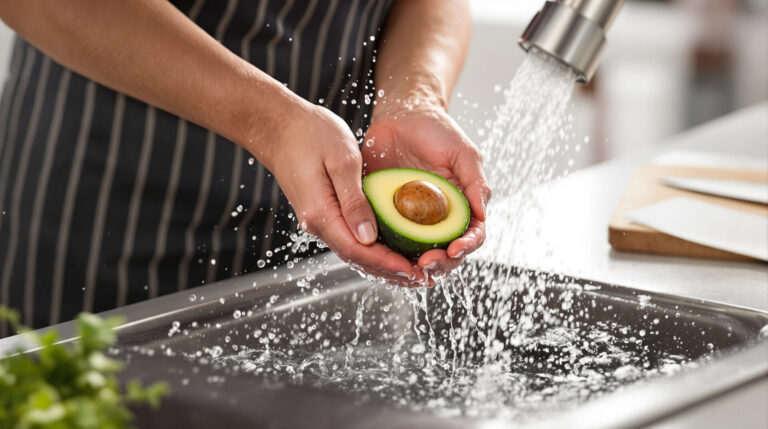 Fruits et légumes : l’erreur que 9 personnes sur 10 commettent avant de les manger lavage_avocat_cuisine