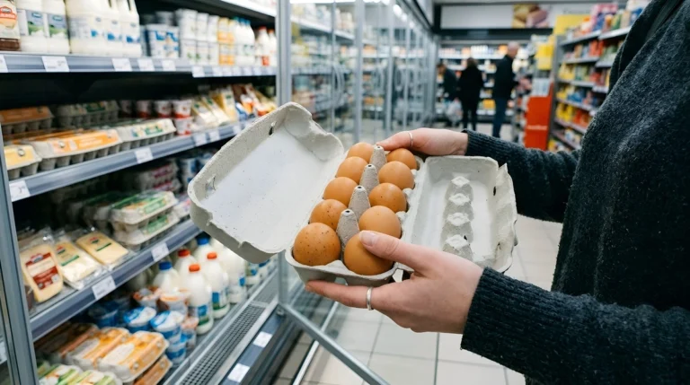 oeufs au supermarch&eacute;