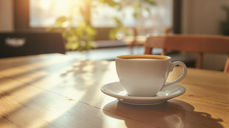 Café décaféiné : cet effet sur votre transit que beaucoup ignorent tasse-cafe-interieur-matin-tamise.