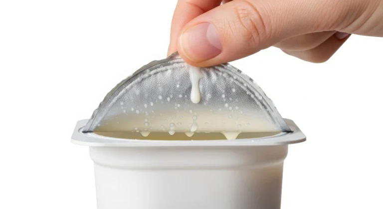 Vous jetez ce liquide sur vos yaourts ? C’est une erreur Yaourt ouvert opercule