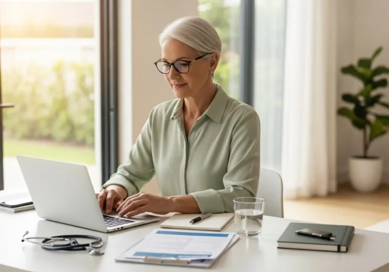 Comment protéger sa santé quand on est travailleur indépendant : bases, enjeux et bonnes pratiques femme ordinateur get