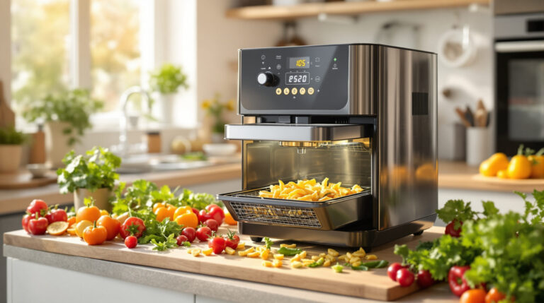 Air Fryer : cette substance potentiellement cancérogène qui inquiète les chercheurs cuisine_friteuse_légumes