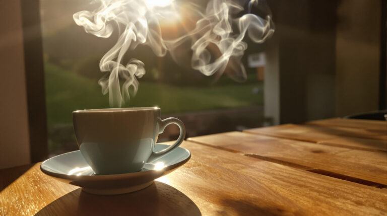 Vous allez aux toilettes après votre café ? ? La science a enfin la réponse matinee_cafe_table