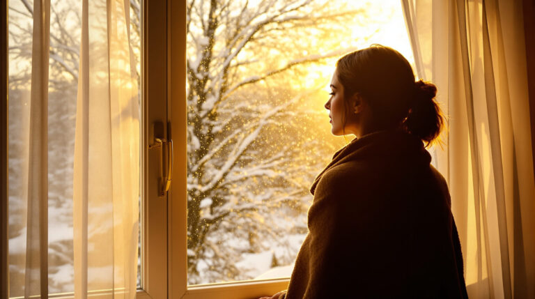 Vous avez toujours froid ? ce signe peut révéler un trouble silhouette_femme_hiver_fenetre