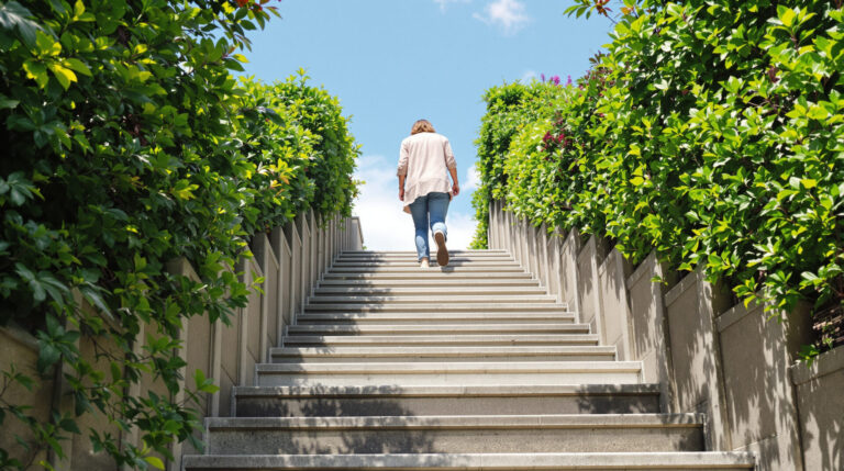 Essoufflement après 50 ans : quand faut-il vraiment s’inquiéter ? montée_escaliers_quotidienne
